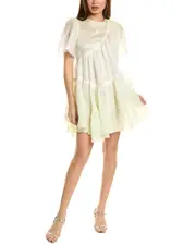 Sandro Linen-Blended Midi Dress