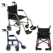 Lightweight Foldable Transit Wheelchair, 8.9kg, for kids and adults, LA1