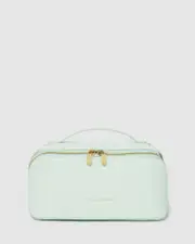 Mint Green Fold Out Cosmetic Case