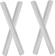 LIGIGWASH 4pcs Aluminum Alloy Slide Check Rack Ticket Receipt Holder for Efficient Order Management Kitchens Restaurants Cafes and Bars No Drill Installation Space Saving Design