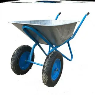 山地獨輪車農用手推車倉庫小搬運車工地單輪垃圾斗車推沙泥土花園