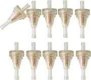 MotiveTech 10Pcs 1/4" Small Engine Inline Fuel Filtering for 1/4" Fuel Lines Spare Part for UTV
