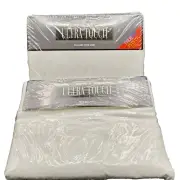 Vintage Stevens Ultra Touch White Twin Size Flat & Fitted Sheets - New Old Stock