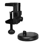 Table Lamp Universal Base Clip Table Lamp Round Base Plate Swing Arm Black3053