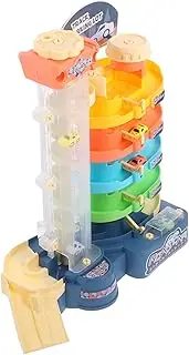 BRIGHTFUFU Educational Car Toy Set Electric Parking Toys for Boys 3D Parking Lot Innovative Slide