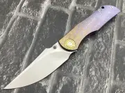 TwoSun Folding Knife M390 Titanium Handle Outdoor Pocket Knife TS269-M390-Color