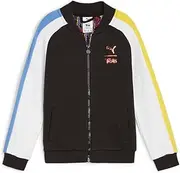 [PUMA] Kids Boys T7 X Trolls Athletic Outerwear Casual Full Zip - Black - Size 6