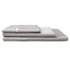 New Pewter Split King Sheet Set Egyptian Cotton / 2 Long Single Adjustable Beds