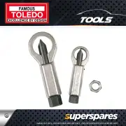 Toledo 2pcs of Nut Stud Splitter Set 3-16mm 10-25mm drop forged vanadium steel