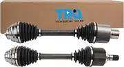 TRQ Front CV Axle Shaft Assembly Set Compatible with 2016-2019 BMW X1 2018-2020 X2 2017-2019 Mini Cooper Clubman Cooper Countryman