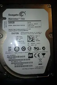 在飛比找Yahoo!奇摩拍賣優惠-希捷Seagate Thin 500GB(ST500LT01