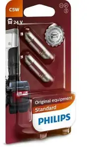 PHILIPS C5W STANDARD 13844B2 24V (duo bulbs)
