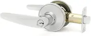 Yale YL1 Residential Key in Lever Entrance Lockset, Satin Chrome Brushed