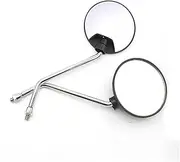 for Motorcycle Moped End Side Mirror Motorbike Side Mirrors 8mm Rear View Mirrors with 22mm Handlebar Mount Clamp Side Mirrors Rear Side Mirror(13)