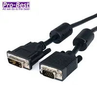 在飛比找PChome24h購物優惠-PRO-BEST DVI-A /VGA(17M-15M)L=