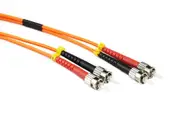 2M ST-ST OM1 62.5/125 Multimode Duplex Fibre Patch Cable [FM-ST-ST02]
