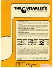 THE GUITARIST'S SCALE GUIDE CHART BOOKLET FINGERING DIAGRAM BRAND NEW ON SALE