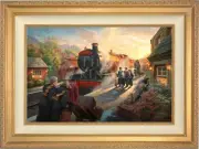 Thomas Kinkade Studios Harry Potter Hogwarts Express 12x18 LE Canvas G/P Framed