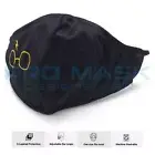 Harry Potter Glasses Face Mask Fabric 3 Layered Reusable Washable Adjustable
