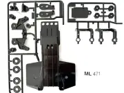 Tamiya 1:10 Blockhead Hotshot 2 Parts From New kit ML471