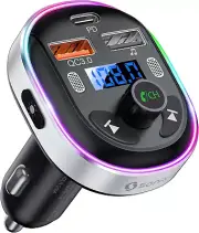 SONRU​ Bluetooth 5.3 FM Transmitter for Car, Bluetooth Car Adapter, PD 30W & QC3