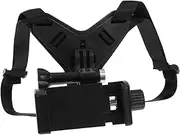 OSALADI Helmet Chin Strap Mount: Motorcycle Helmet Chin Mount for Phone and Camera with Buckle Strap - Secure and Stable Quick Release - Camera Accessories