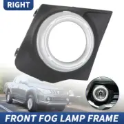 Right Front Fog Light Lamp Cover Bezel For Mitsubishi L200 Triton MQ MR 2015-18