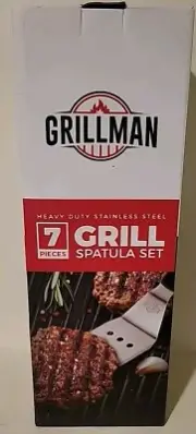 Grillman BBQ Griddle and Grill Accessories Kit - (7 Piece)