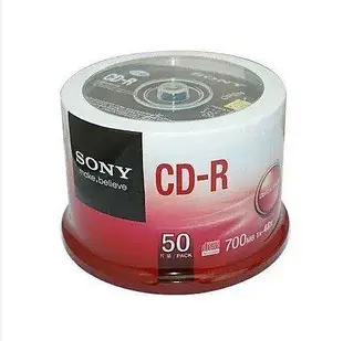 角落唱片* 原裝正品SONY索尼CD-R 刻錄光盤 700MB  50片裝 空白光盤 刻錄碟時光光碟