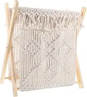 GETAJGHSD Cotton Rope Woven Storage Rack Fabric Basket Necktie Organizer Bookshelf for Small Woven Basket Bathroom Furniture Book Shelf Farmhouse Decor Bookshelf Rustic Decor