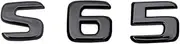 NPZPTFVFNR Newest Matte Black ABS Rear Trunk Letters Badge Badges Emblem Emblems Decal Sticker for S Class S65 AMG 17-18