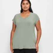 Target Plus Size V-Neck T-Shirt