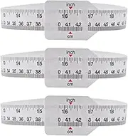 Byttlerom 3-Pack Width Measurer Small Tape Measure to Measure Circumference of Cups Mugs, Glass Jars and Drinking Glasses DIY Crafts Maker