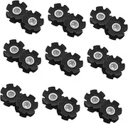 20pcs Bicycle Fork Star Nut Headset Lock Nut Bike Accessories Cycling Headset Lock Caps Bicycle Parts for Mountain and Road Bikes