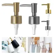 Soap Dispenser Pump Kitchen Bathroom Brushed Silver Thread Standard Clubs