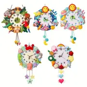 Safe and Fun DIY Wall Clock Kit for Kids Enhance Coordination and Perception