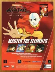 2006 Avatar The Last Airbender PS2 Xbox Gamecube Wii DS GBA Print Ad/Poster Art