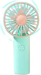 Hand Held Fan - Small Portable Fan Rechargeable | Indoor Outdoor Handheld Fan for Girls Women Kids, Cute Design & USB