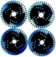 4PK-5" Uniqe Design Granite Hard Concrete Brick Stone10/15MM Diamond Blade-BEST