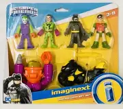 NIB Fisher-Price Imaginext DC Super Friends Dueling Duos Gift Set Batman, Robin