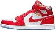 [Nike] Jordan 1 Mid Red Patent Leather Grade School DC7248-600 (Numeric_6)