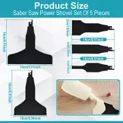 5Pcs Reciprocating Saw Saber Blade Set Carbon Steel Reciprocating Saw ❀❀