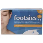 Footies by Thinklife Japanese Detox Foot Patches Tranquility 20 Patches