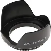 67mm Screw Mount Reversible Tulip Flower Crown Petal Shaped Camera Lens Hood