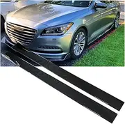 Compatible for Infiniti Q50 Q60 Q70 G37 G35 2013-22 78.7" Side Skirt Splitter Spoiler Lip Rocker Panel Extensions Body Kit Winglet(Carbon Fiber)