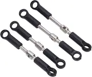 RC Car Rods, Adjustable Length Push Rods, Aluminum Alloy Metal Rod, Turnbuckle Rod Replacments, Anti Slipy Durable Rods Parts, Linkage Accessories for WLtoys 144001 1/14 Four Wheel((144001-1288))
