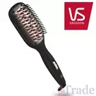 VS Sassoon Style Straightener Brush - Ceramic 190° Heating Brush for Hair Beard