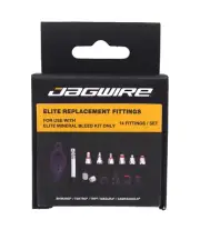 Jagwire Elite Mineral Oil Bleed Kit Replacement Fittings
