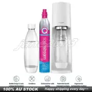 White Terra SodaStream Machine Spirit Sparkling Water Maker Quick Connect
