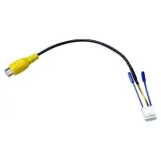 Android Car Stereo Radio RCA Plug with 10 Pin Rearview Backup Camera RCA...
